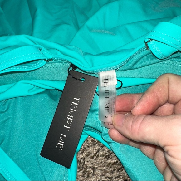 Tempt Me Floral Teal Women's Swim Set - Picture 6 of 6